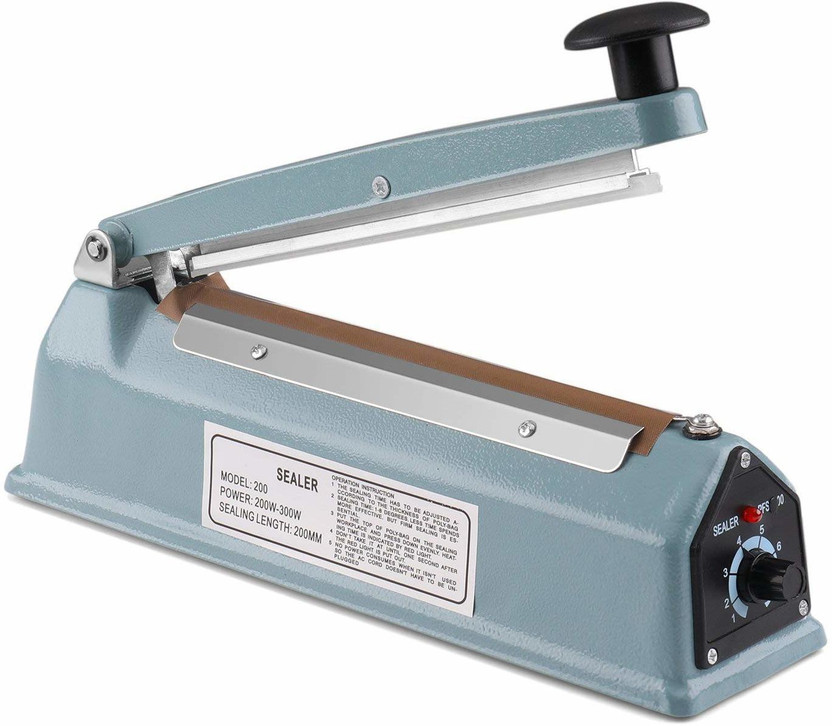 DIVINZ Hand Sealing Machine For Plastic Packaging Super Fast Hand Held Heat Sealer(200 mm)