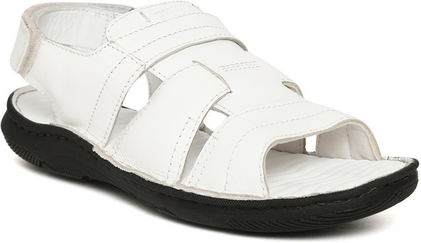 WOODLAND Men White Sandals - Buy 