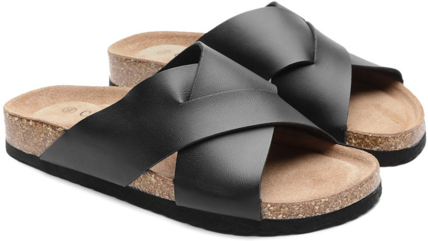 CARLTON LONDON Men Black Sandals - Buy 