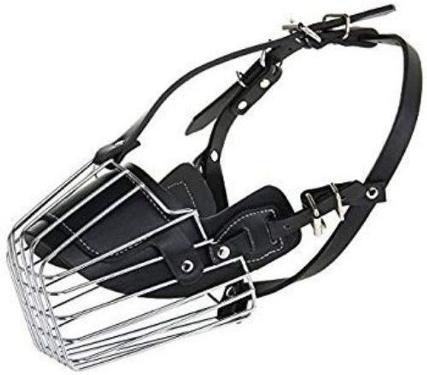 Pet Wholesale Small Strips Dog Muzzle(Black)