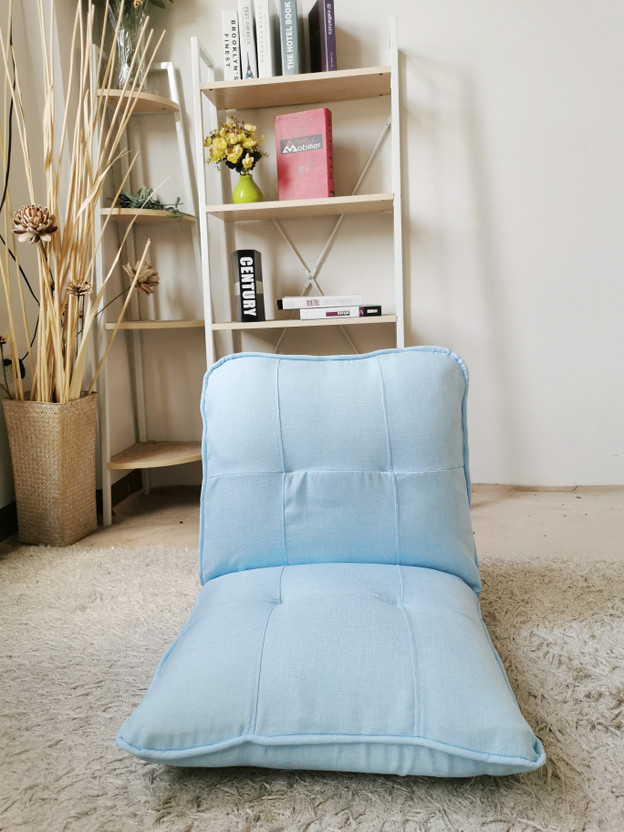 Furn Furn Central Easy-0173-12 Blue Floor Chair - Flipkart Deal