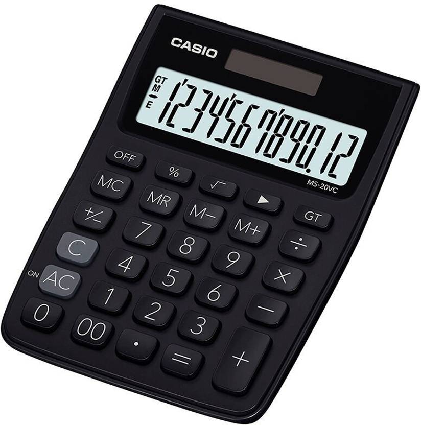 Flipkart.com | CASIO MS-20VC-BK Desktop Basic Calculator - Basic