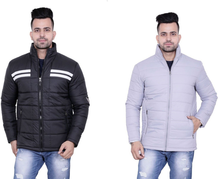 Full Sleeve Solid, Striped Men Jacket 