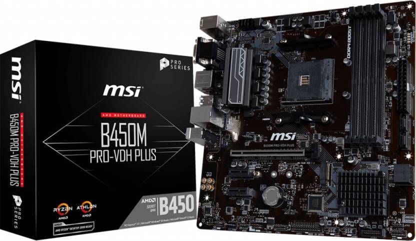 Msi B450m Pro Vdh Plus Max Micro Atx Gaming Motherboard Msi 1772