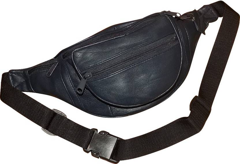 Style 98 Genuine Leather Travel Money Pouch for Men and Women Waist Bag
