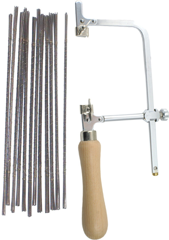 Scorpion Saw Frame Adjustable Oscar Type 3 inch with 144 piece Blades