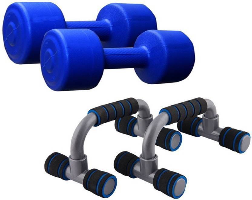 RV 5KG Pair PVC Dumbbells With Pushup Stand Adjustable Dumbbell - Buy ...