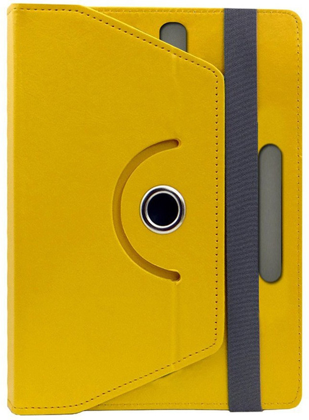 Fastway Book Cover for Kindle All New Fire Hd 8 Designer Rotating Case(Yellow, Cases with Holder, Pack of: 1)