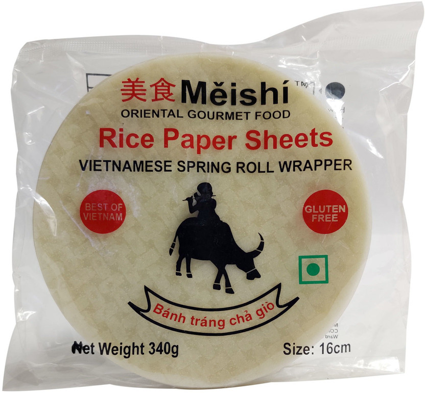 Meishi Vietnamese Gluten Free Spring Rice Paper Roll (16cm)(340 g)