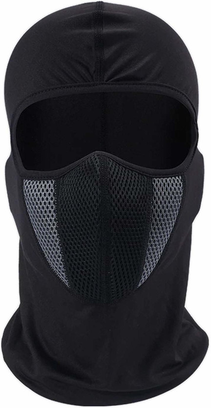 Auto Hub Black, Grey Bike Face Mask for Men & Women(Size: Free,  Balaclava)
