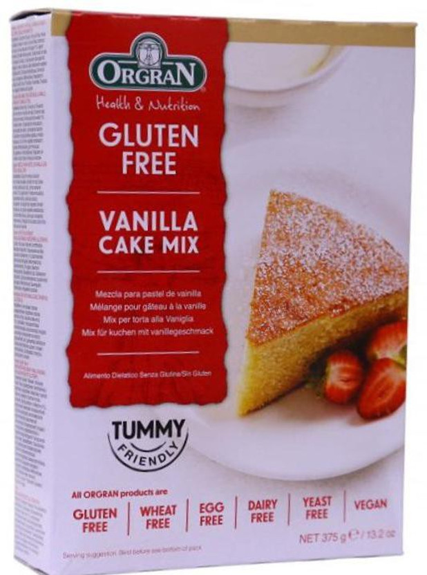 Orgran Gluten Free Vanilla Cake Mix Baking Powder(375 g)