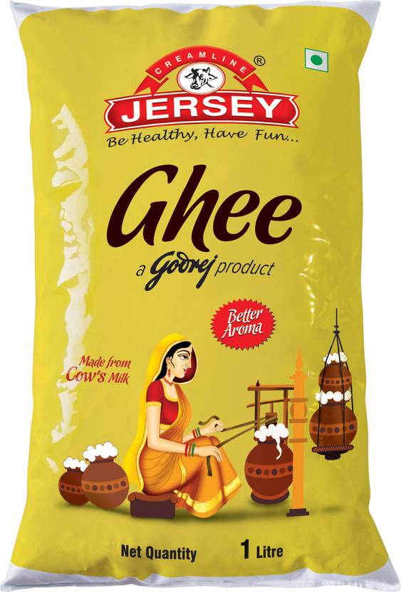 Godrej Jersey Pure Cow Ghee 1 L Pouch Price in India Buy Godrej