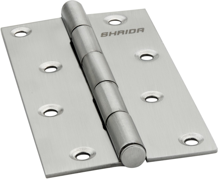 Shrida Hinge-5 inches_6 Butt/Mortise Hinge(Silver, Steel, Matt Pack of 6)