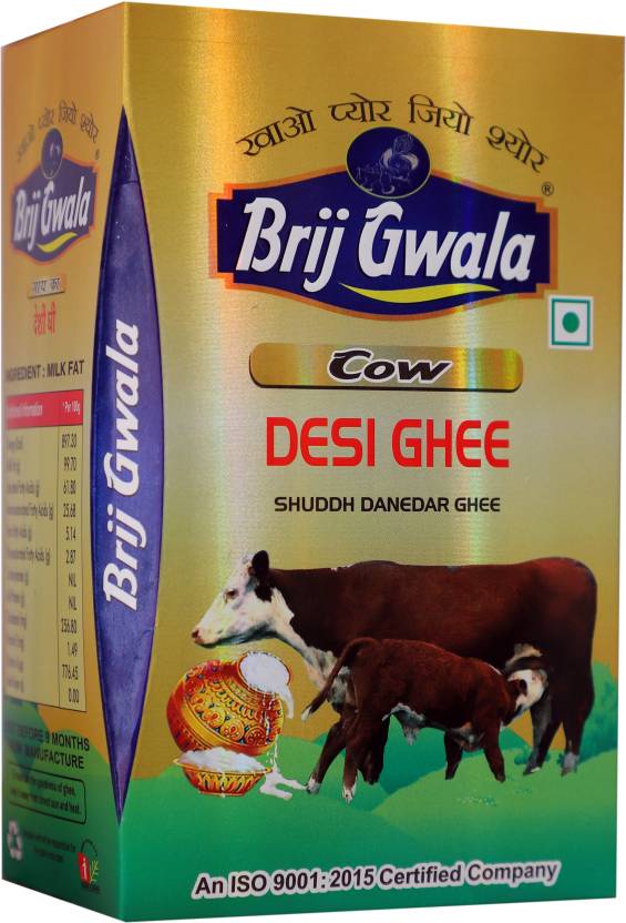 brij gwala DESI COW GHEE 1 LTR PAC 1 L Tetrapack Price in India - Buy ...