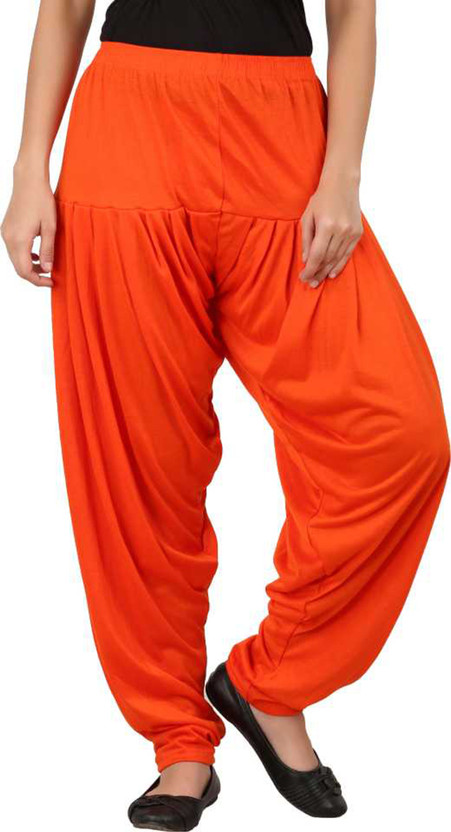 alif alif Viscose Rayon Solid Patiala - Flipkart Deal