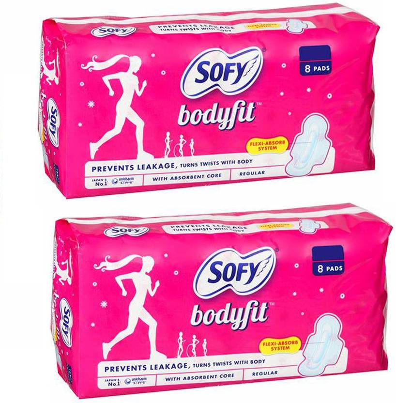 SOFY BodyFit Regular 8+8 Sanitary Pad Sanitary Pad Buy Women Hygiene