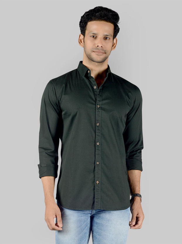 Jade green shirt mens clearance