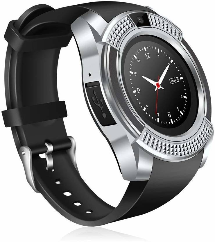 Life Like V8 Bluetooth With Sim & Tf Card Slot Smartwatch Price in India - Buy Life Like V8