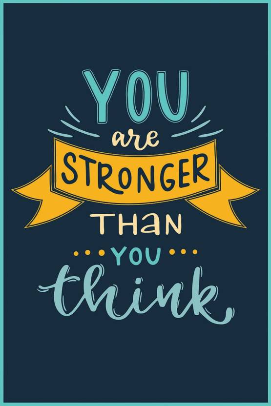 You Are Stronger Than You Think | Gym Poster | HD Motivational Wall