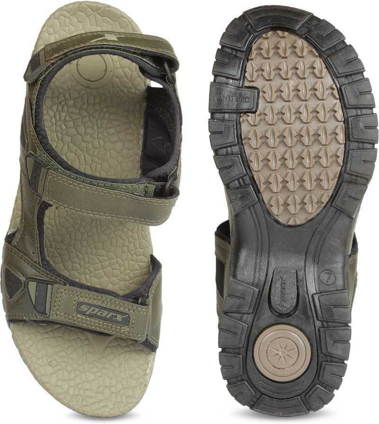 Buy Sparx Men Olive, Black Sandals 