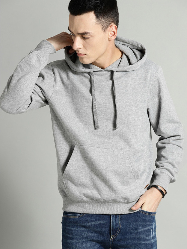 Roadster Full Sleeve Solid Men Sweatshirt