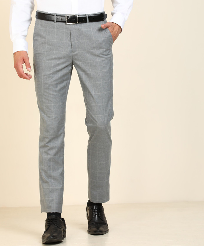 Buy INDIGO NATION Slim Fit Men Grey 