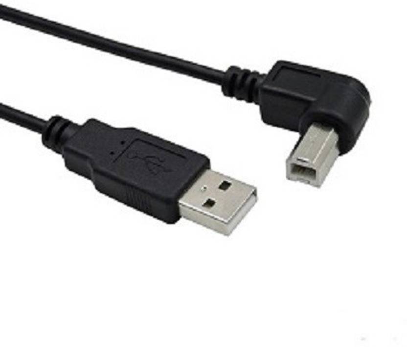 techut Micro USB Cable 1.5 m Right angle L type 90 degree printer cable