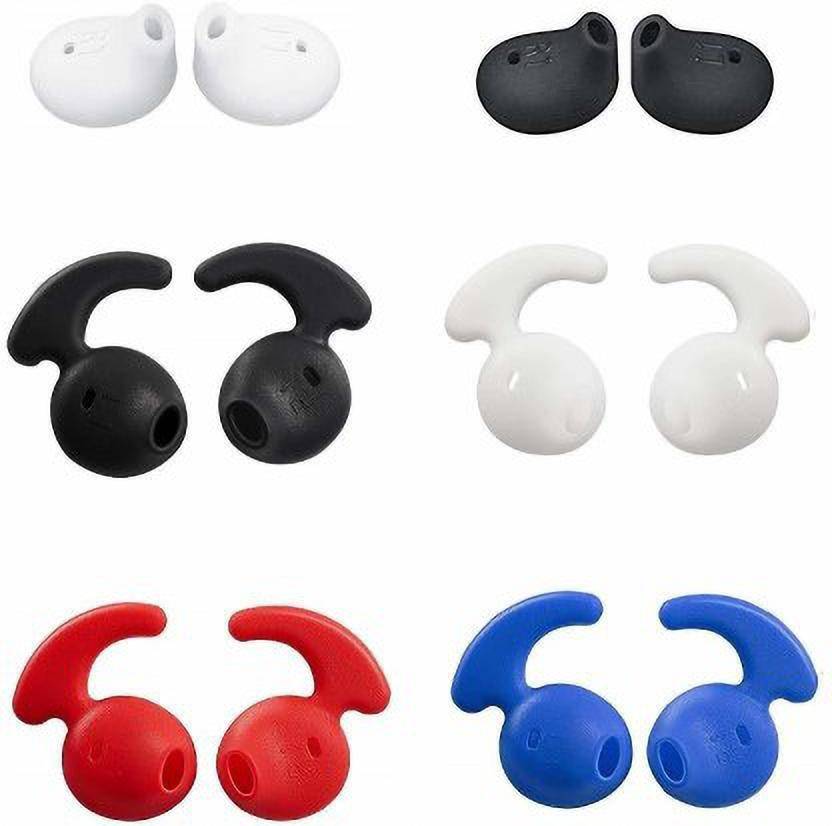 KGN 12 Pcs (6 Pair)Replacement Silicone Eartips Covers Gels Buds Hooks