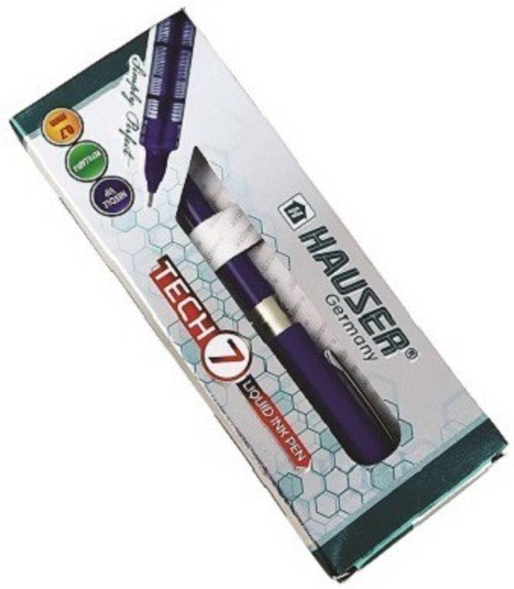 HAUSER Tech 7 Liquid Ink Pen - Blue Ink - (Set of 5) Gel Pen - Buy HAUSER Tech 7 Liquid Ink Pen