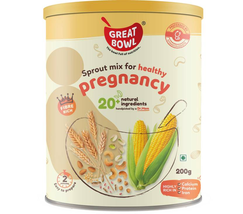 Great bowl Sprout mix for healthy Pregnancy 20+ Natural ingredients