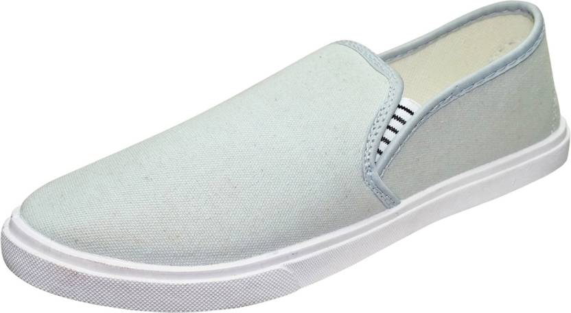 Peegli Men Grey Canvas Casual Wear Shoes Slip On Shoe Canvas Shoes For Men  - Buy Peegli Men Grey Canvas Casual Wear Shoes Slip On Shoe Canvas Shoes  For Men Online at