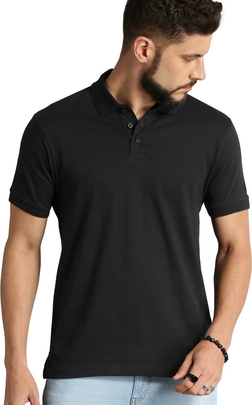 black t shirt without collar