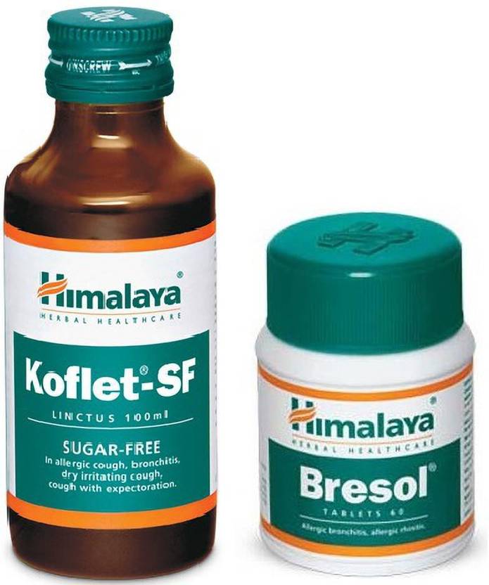 Himalaya Herbals Kofletsf Syrup & Bresol tablet for Alergic Cough Price in India Buy Himalaya