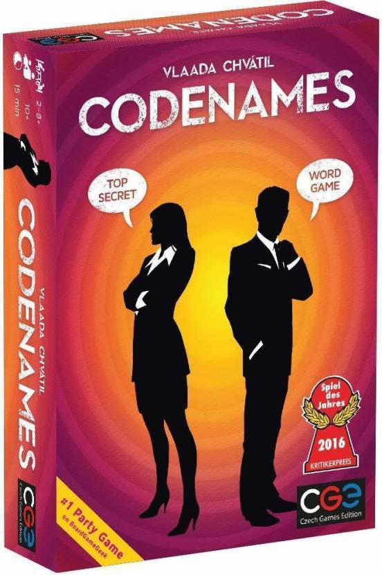 Czech Games Codenames Word Game,Code Names card Games Codenames Word