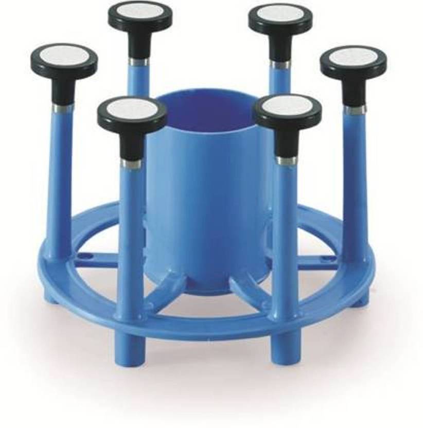 Easymart PLASTIC GLASS & SPOON STAND Plastic Glass Holder Plastic Glass