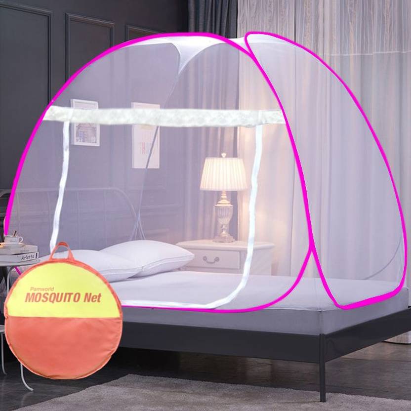 pamworld Polyester Kids mosquito net foldable double bed Mosquito Net