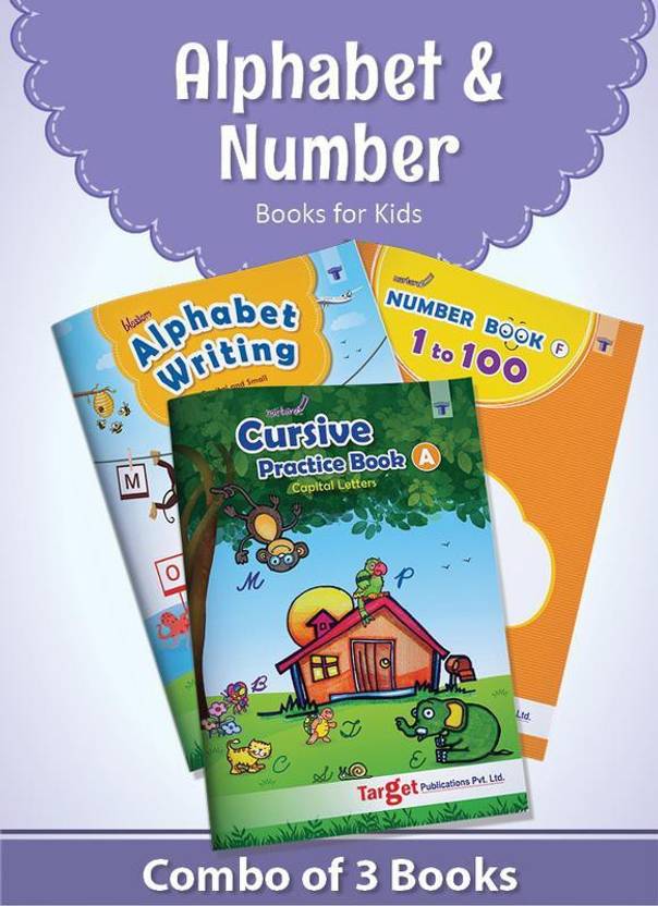 english alphabet and number writing books for kids 3 to 8 year old