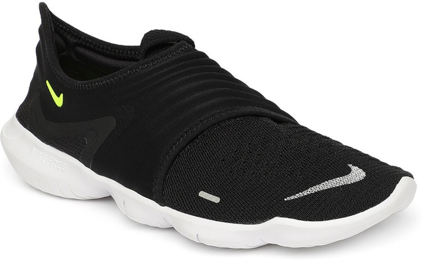 Black FREE RN FLYKNIT 3.0 Running Shoes 