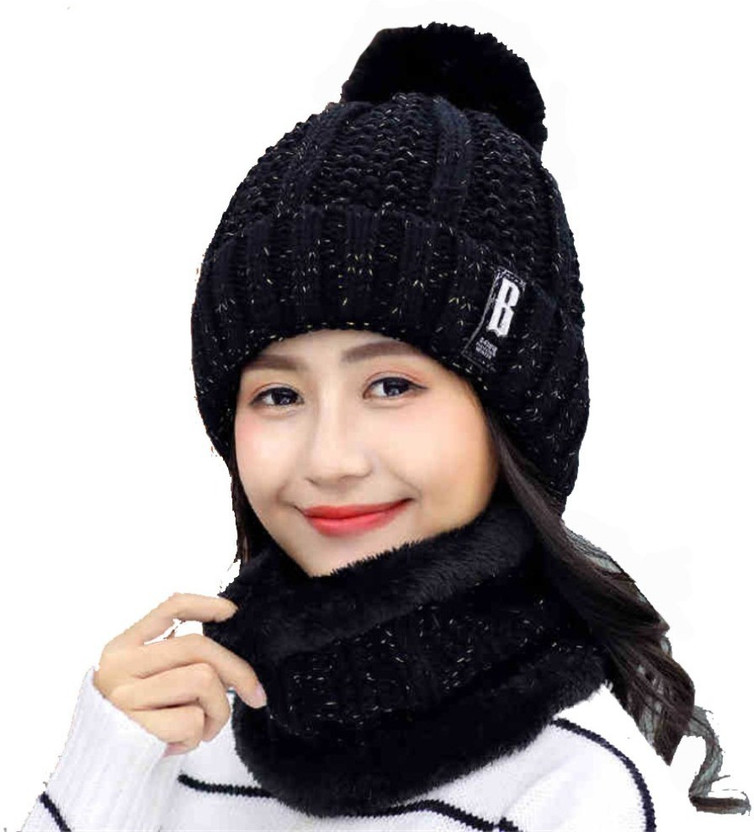 Winter caps for ladies flipkart cheap