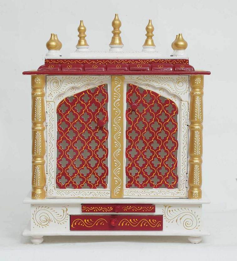 JODHPUR HANDICRAFTS Jord713WR Solid Wood Home Temple Price in India