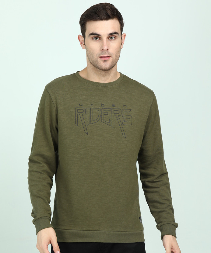 Lee full sleeve solid men's sweatshirt clearance