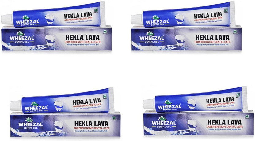 WHEEZAL DENTAL CARE GEL(PACK OF 4) Toothpaste(400 g, Pack of 4)