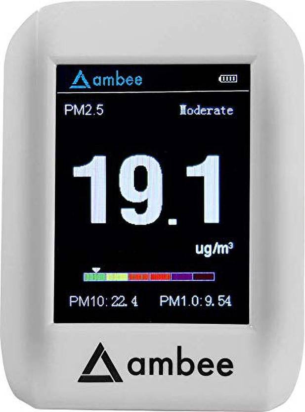 Ambee Air Quality Monitor with Particulate Matter, PM1, PM2.5, PM5
