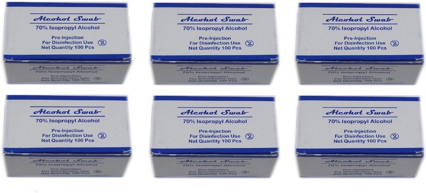 Cityhealth Medium Pads Individually Sealed Ideal for Pre-injection Skin Prep Contains 70% Isopropyl 600 Alcohol Swab For Hospital Bulk Buy(600 Units)