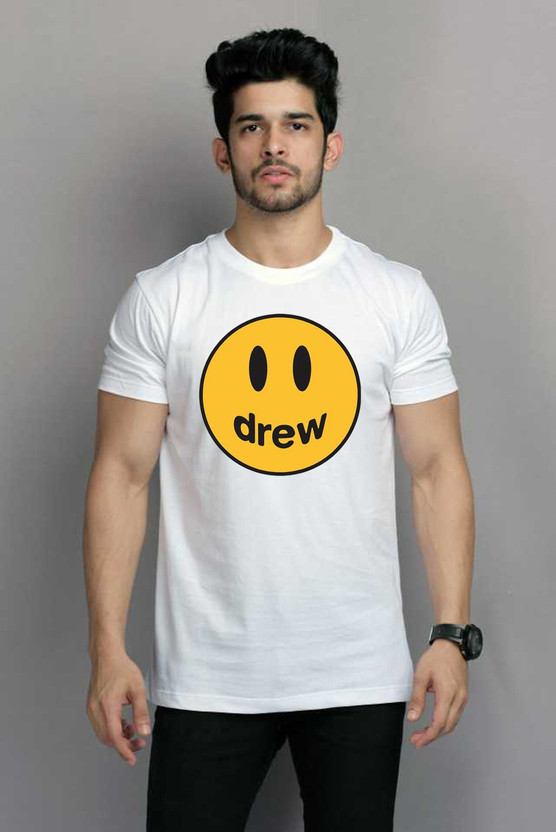 Deccan Store Printed Men Round Neck White T-shirt