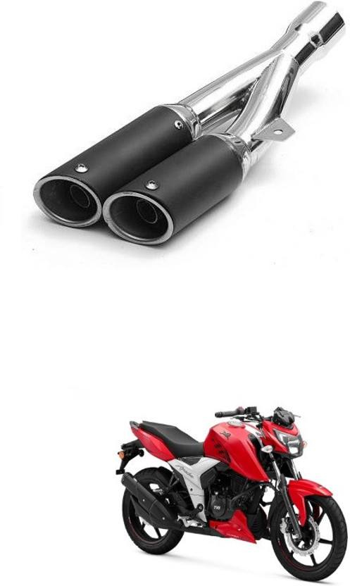 PRTEK TVS Apache RTR 160 Slip-on Exhaust System(Aluminum)