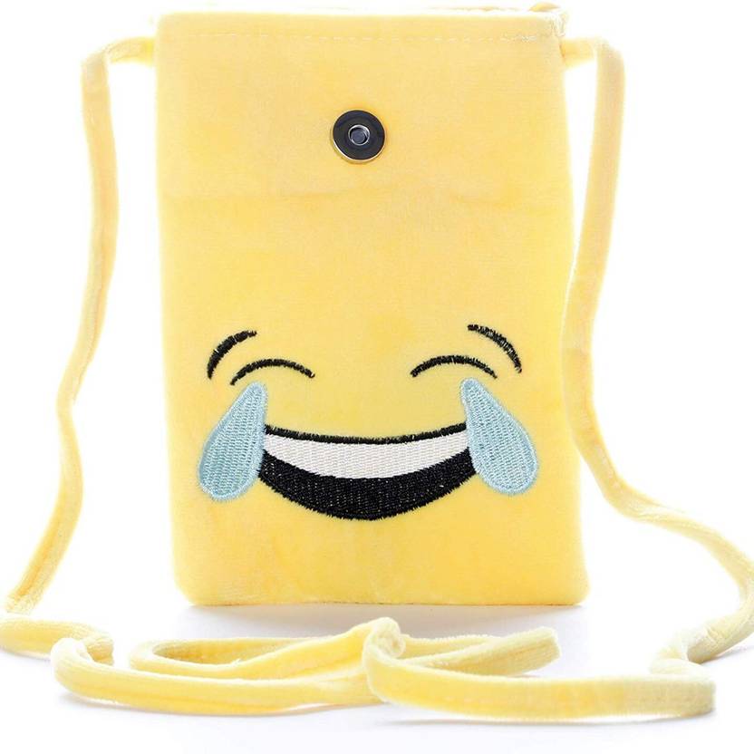 HC Toys LLP Emoji Bags Stylish Smiley Mobile Pouches for