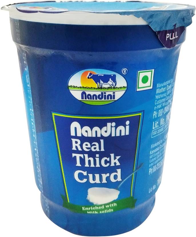 Nandini Real Thick Plain Curd Price in India Buy Nandini Real Thick