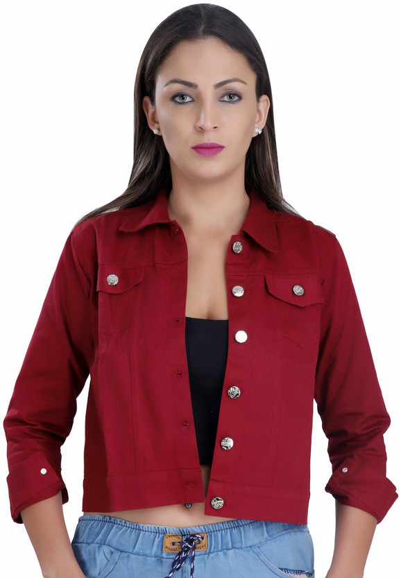 colored jean jacket womens