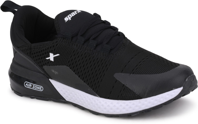 Sparx Men SM-459 Black White Running 